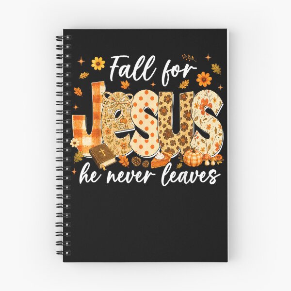 Item preview, Fall for Jesus He Never Leaves Pumpkin Autumn Christian God designed and sold by TaraxDoolittle.