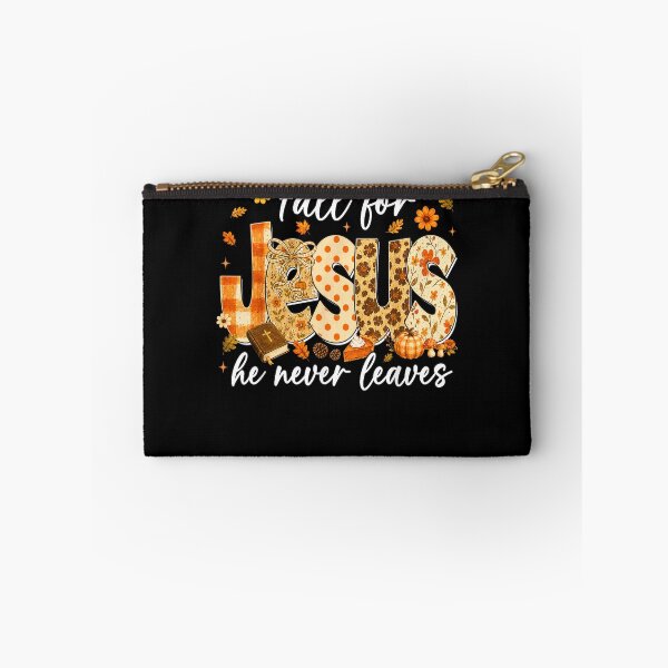 Item preview, Fall for Jesus He Never Leaves Pumpkin Autumn Christian God designed and sold by TaraxDoolittle.