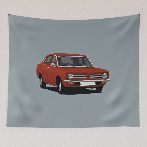 Item preview, Legendary Morris Marina Sedan - Cadiz red designed and sold by knappidesign.