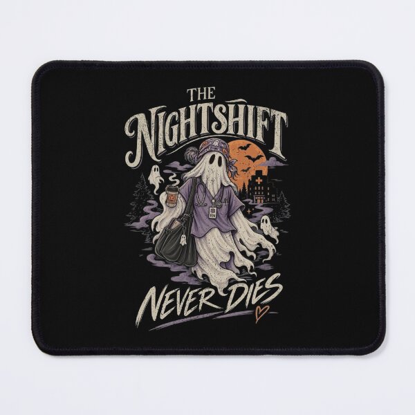 Item preview, The Nightshift Never Dies Nurse Comfort Colors Shirt, Spooky Boo Tee, Healthcare Worker Gift, Fall Nursing Shirt, Nurse Appreciation Gift designed and sold by ChockletBoy.