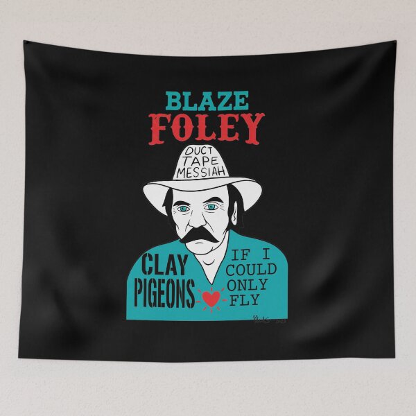 Item preview, Blaze Foley Duct Tape Messiah Portrait designed and sold by VIVEKARIGUEZ.