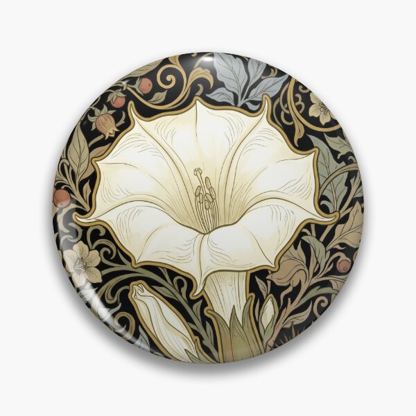 Item preview, Datura Stramonium: Art Nouveau Jimsonweed Botanical Art designed and sold by FreiherrPK.