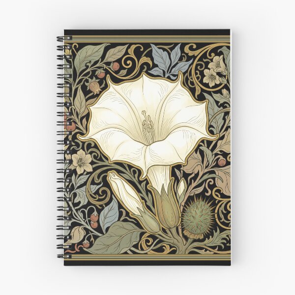 Item preview, Datura Stramonium: Art Nouveau Jimsonweed Botanical Art designed and sold by FreiherrPK.