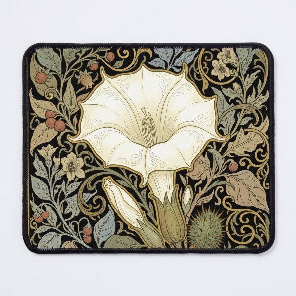 Item preview, Datura Stramonium: Art Nouveau Jimsonweed Botanical Art designed and sold by FreiherrPK.