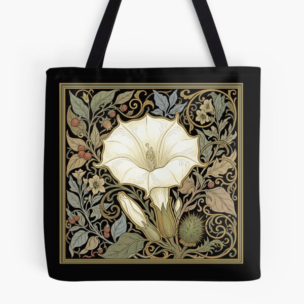 Item preview, Datura Stramonium: Art Nouveau Jimsonweed Botanical Art designed and sold by FreiherrPK.