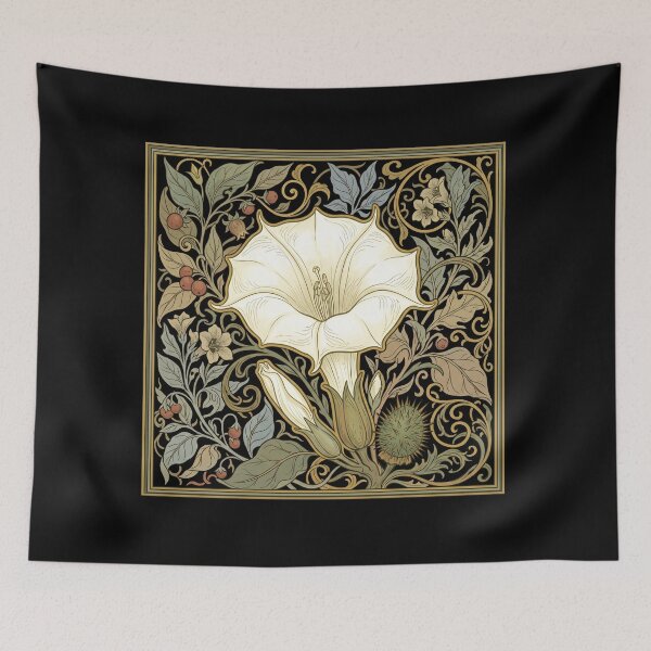 Item preview, Datura Stramonium: Art Nouveau Jimsonweed Botanical Art designed and sold by FreiherrPK.