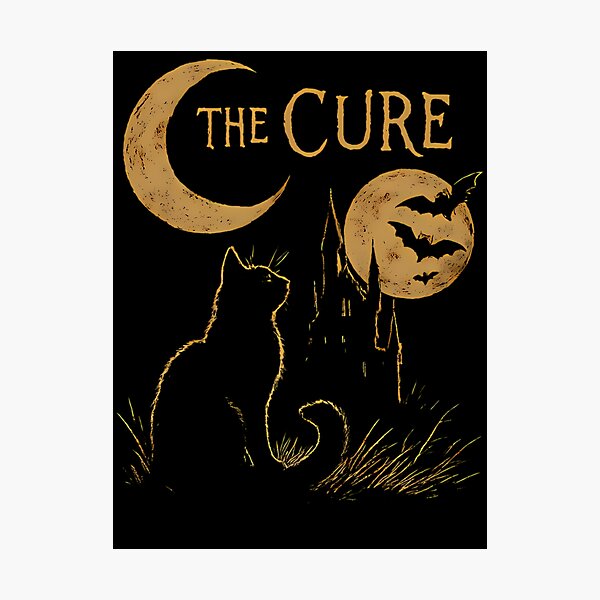 Item preview, Gothic Cat And Moon The Cure designed and sold by UrbanVisions.