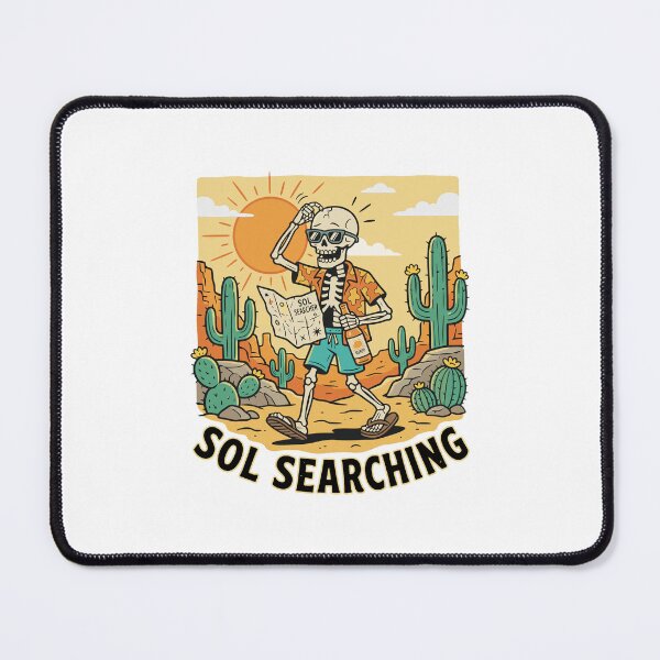 Item preview, Sol Searching Desert Skeleton Art designed and sold by SAIMENEZ.