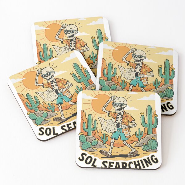 Item preview, Sol Searching Desert Skeleton Art designed and sold by SAIMENEZ.