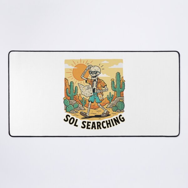 Item preview, Sol Searching Desert Skeleton Art designed and sold by SAIMENEZ.