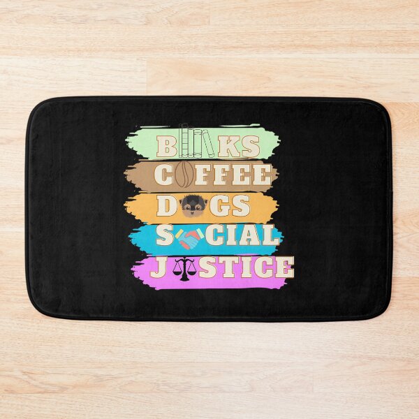 Item preview, Books And Coffee And Dogs And Social Justice designed and sold by teeashirtsb.