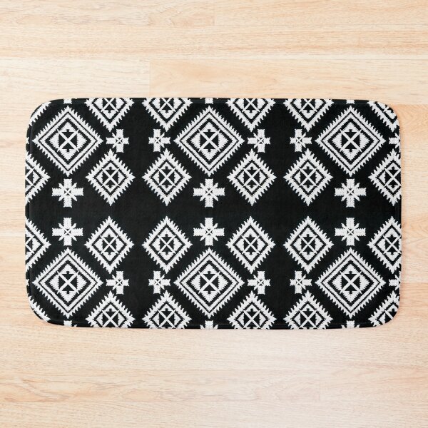 Item preview, Black and White Ukrainian Ethnic Geometric Embroidery Seamless Pattern designed and sold by Holub Art Studio & design.