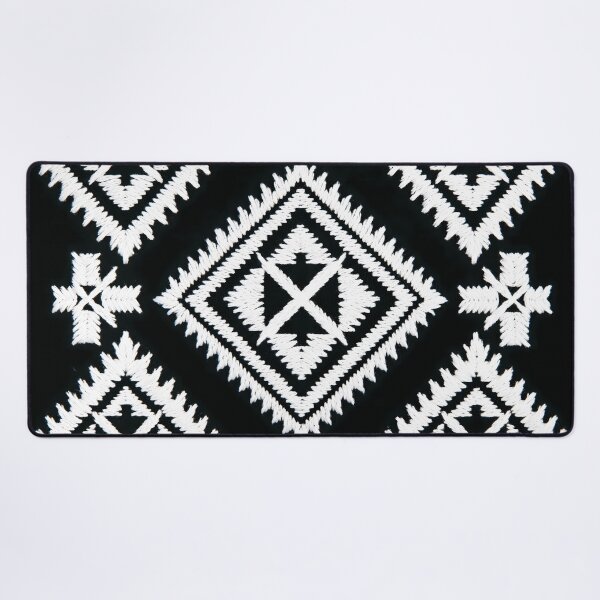 Item preview, Black and White Ukrainian Ethnic Geometric Embroidery Seamless Pattern designed and sold by Holub Art Studio & design.