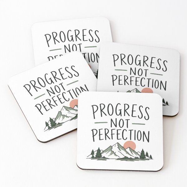 Item preview, Progress Not Perfection – Mountain Growth designed and sold by GentleRecovery.