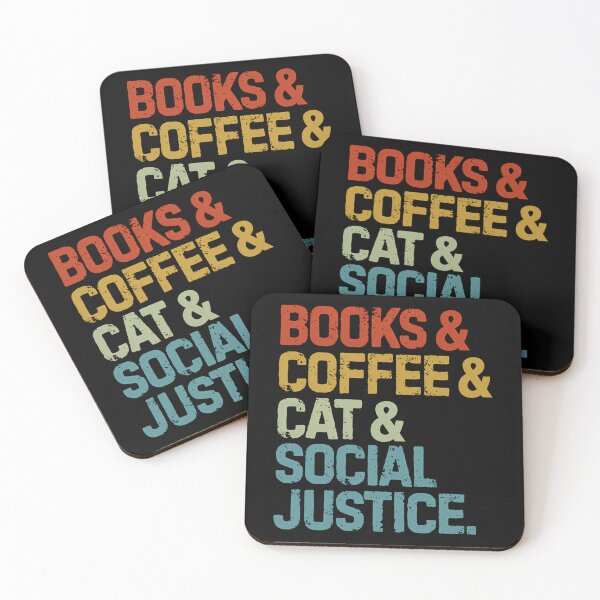 Item preview, CoBooks And Coffee And Dogs And Social Justice designed and sold by teeashirtsb.