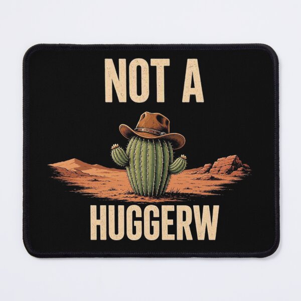 Item preview, Not A Hugger Sarcastic Cowboy Cactus designed and sold by TheEndDesign.