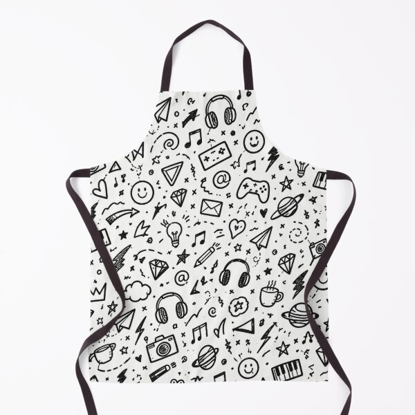 Item preview, Cute Doodle Pattern – Fun Hand Drawn Music, Stars & Creative Icons designed and sold by GenZ Doodle.