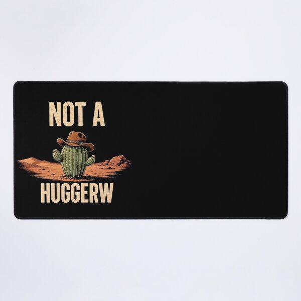 Item preview, Not A Hugger Sarcastic Cowboy Cactus designed and sold by TheEndDesign.