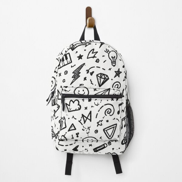 Item preview, Cute Doodle Pattern – Fun Hand Drawn Music, Stars & Creative Icons designed and sold by GenZ Doodle.