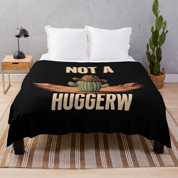 Item preview, Not A Hugger Sarcastic Cowboy Cactus designed and sold by TheEndDesign.