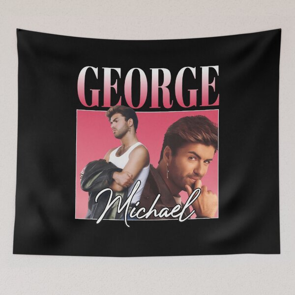 Item preview, George Michael  90s Tribute Collage designed and sold by VIVEKARIGUEZ.