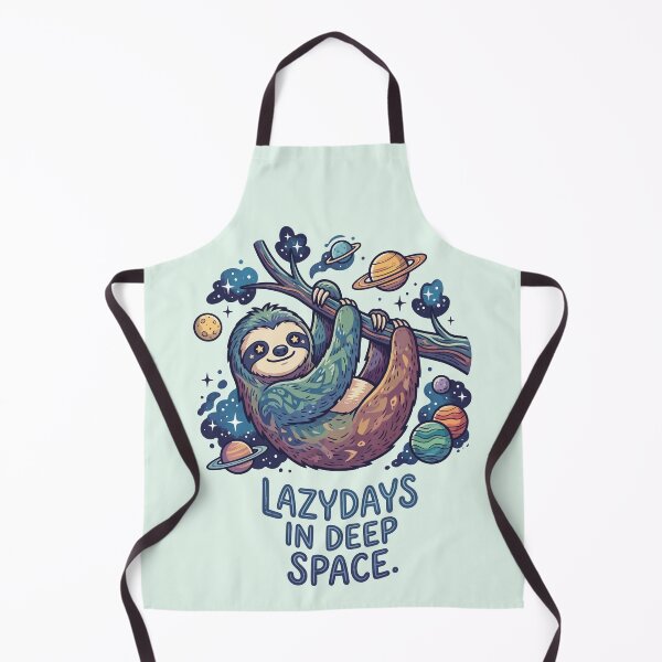 Item preview, Lazy Days In Deep Space Cosmic Sloth Planets designed and sold by Amir Faysal.