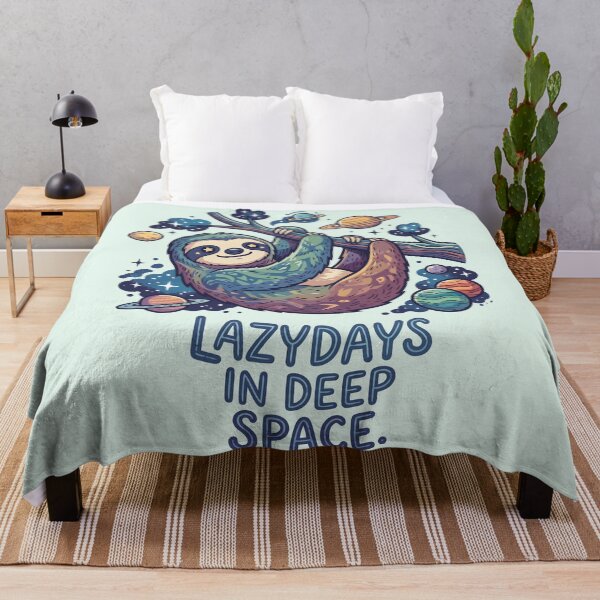 Item preview, Lazy Days In Deep Space Cosmic Sloth Planets designed and sold by Amir Faysal.