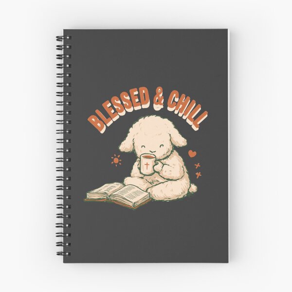 Item preview, Blessed & Chill Christian Lamb Bible Reading designed and sold by NicolasGlowArt.