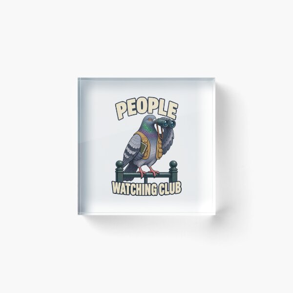 Item preview, Birdwatching Pigeon – People Watching Club designed and sold by SAS-Designer.