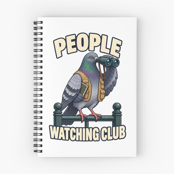 Item preview, Birdwatching Pigeon – People Watching Club designed and sold by SAS-Designer.