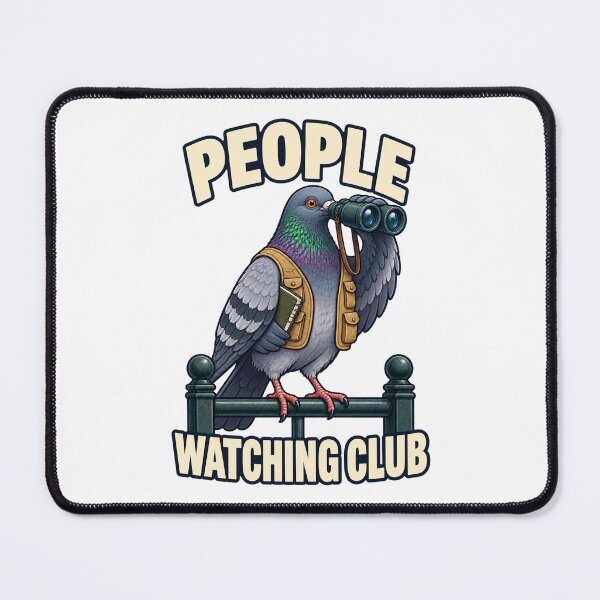 Item preview, Birdwatching Pigeon – People Watching Club designed and sold by SAS-Designer.