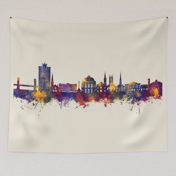 Artikelvorschau, Skyline von Troy, New York entworfen und verkauft von ArtPrints.