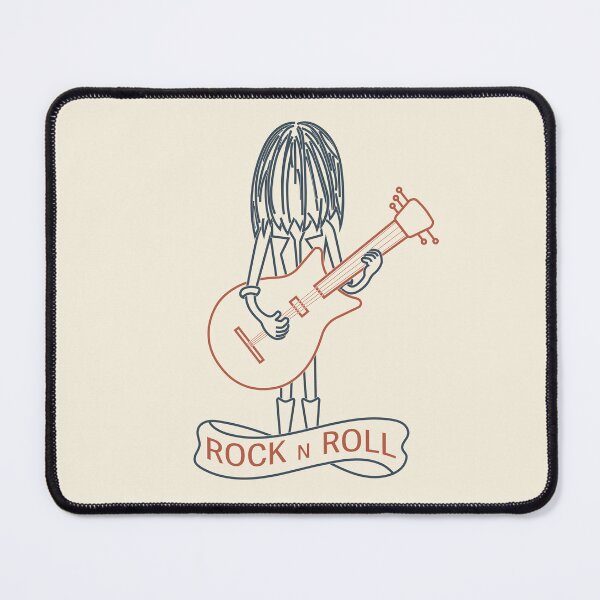 Item preview, Retro Quirky Indie Rock Musician. Funny Rock N Roll Guitarist designed and sold by AnnaDesertArt.