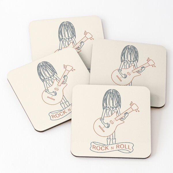 Item preview, Retro Quirky Indie Rock Musician. Funny Rock N Roll Guitarist designed and sold by AnnaDesertArt.