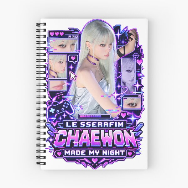 Item preview, Chaewon LE SSERAFIM Made My Night Cyber Futuristic Merch designed and sold by Valereekmerch.