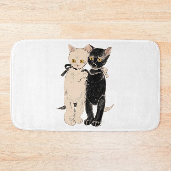 Item preview, Cute Twin Cats Sticker designed and sold by raaxeyaha.