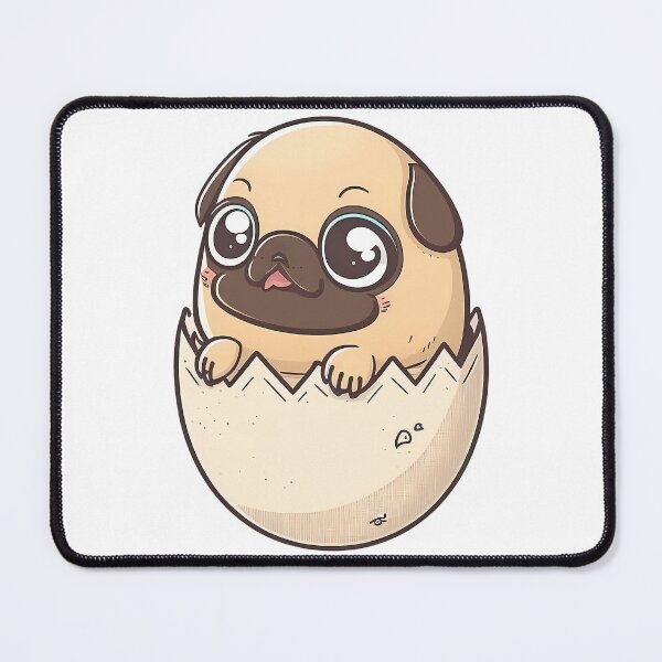 Item preview, Dog In The Egg Cute Easter Pug Kawaii Dog Pug In The Egg Easter Eggdog Gift designed and sold by odongs.