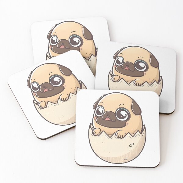 Item preview, Dog In The Egg Cute Easter Pug Kawaii Dog Pug In The Egg Easter Eggdog Gift designed and sold by odongs.