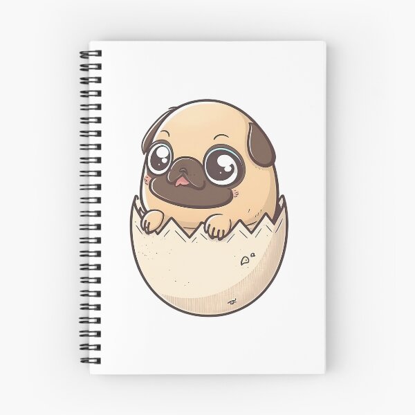 Item preview, Dog In The Egg Cute Easter Pug Kawaii Dog Pug In The Egg Easter Eggdog Gift designed and sold by odongs.