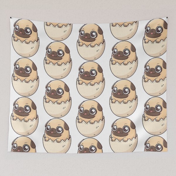 Item preview, Dog In The Egg Cute Easter Pug Kawaii Dog Pug In The Egg Easter Eggdog Gift designed and sold by odongs.