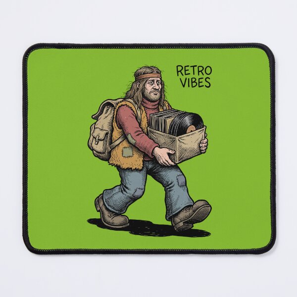 Item preview, Crate Digger: Vintage Vinyl Underground Comix Art designed and sold by FreiherrPK.