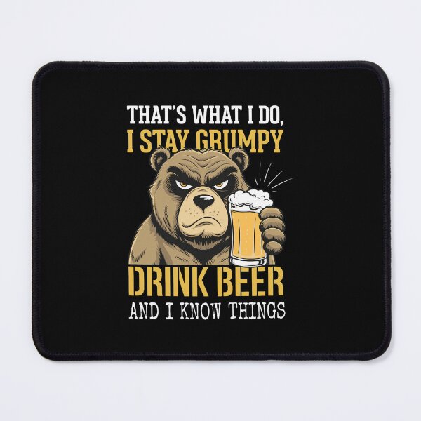 Item preview, Grumpy Bear I Drink Beer And I Know Things designed and sold by SAIMENEZ.