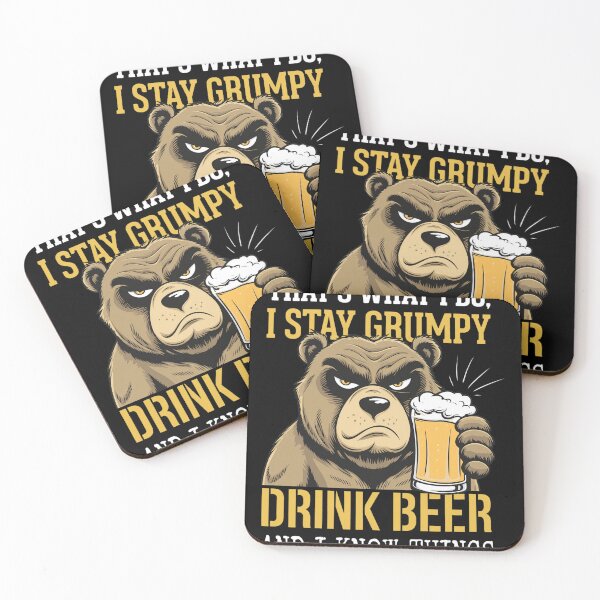 Item preview, Grumpy Bear I Drink Beer And I Know Things designed and sold by SAIMENEZ.
