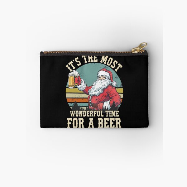 Item preview, Wonderful Time For A Beer Santa Retro designed and sold by SAIMENEZ.