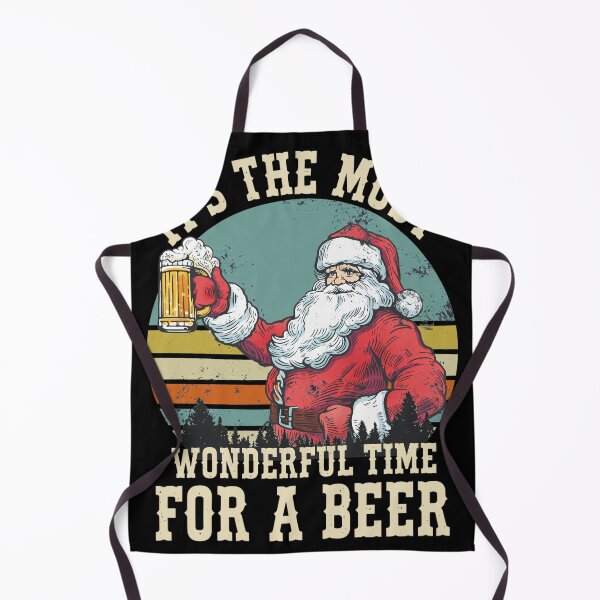 Item preview, Wonderful Time For A Beer Santa Retro designed and sold by SAIMENEZ.