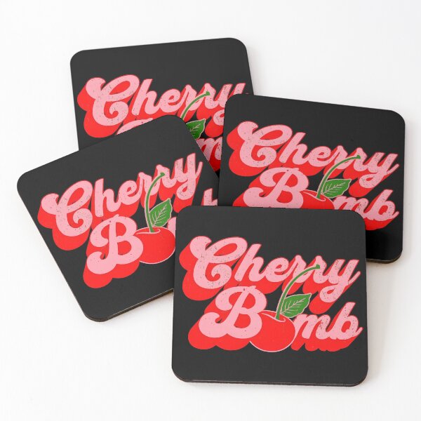 Item preview, Retro Cherry Bomb Distressed Fruit designed and sold by HarsuPreart.