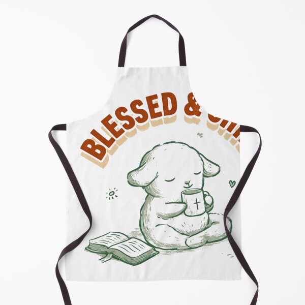 Item preview, Blessed & Chill Christian Lamb Faith Relax Design designed and sold by NicolasGlowArt.