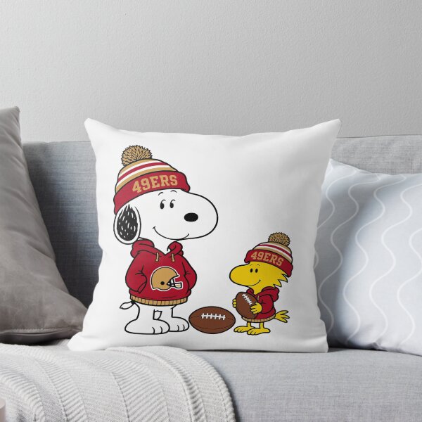 Item preview, Snoopy & Woodstock San Francisco 49ers Football Retro F228 designed and sold by GLUVY-THEME.