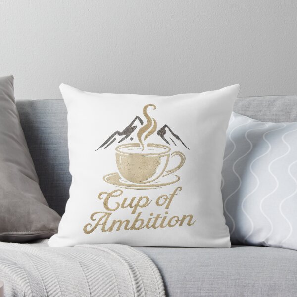 Item preview, Cup of Ambition Vintage Coffee Lovers Humor T-Shirt designed and sold by gidget-gadget.
