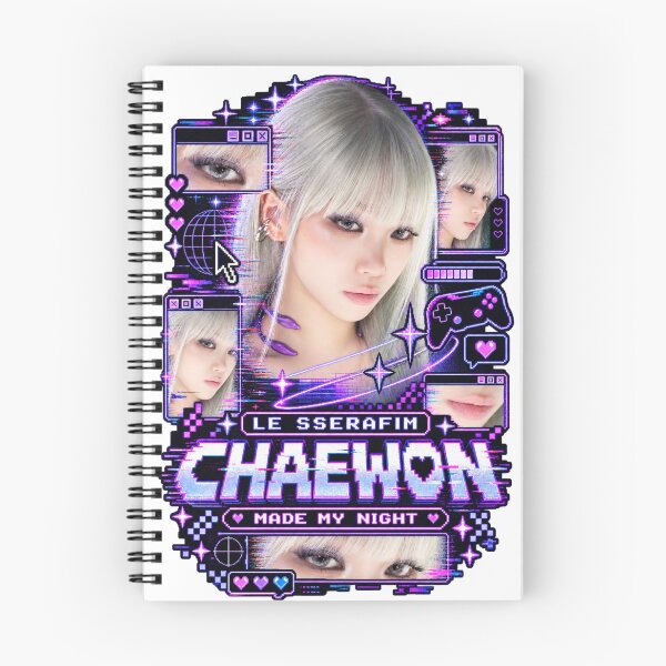 Artikelvorschau, Kim Chaewon Made My Night Neon Digital Game UI Fan Art entworfen und verkauft von Valereekmerch.